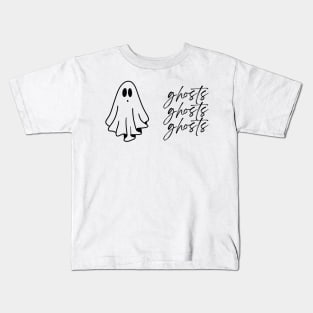 Ghosts Ghosts Ghosts Kids T-Shirt